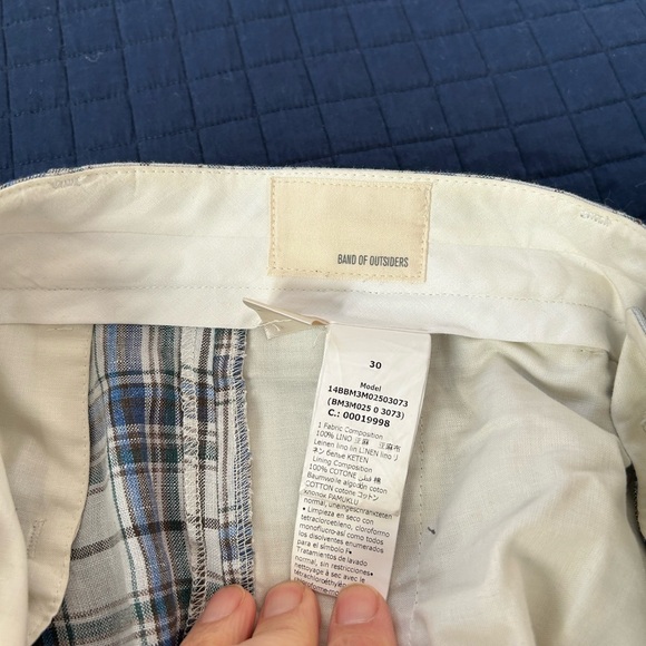 Band of Outsiders linen pants - Picture 4 of 4